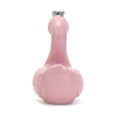 Pink Swan With Silver Crown Bank