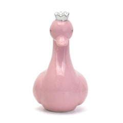 Pink Swan With Silver Crown Bank
