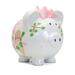 Pink Tropical Punch Piggy Bank
