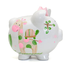 Pink Tropical Punch Piggy Bank