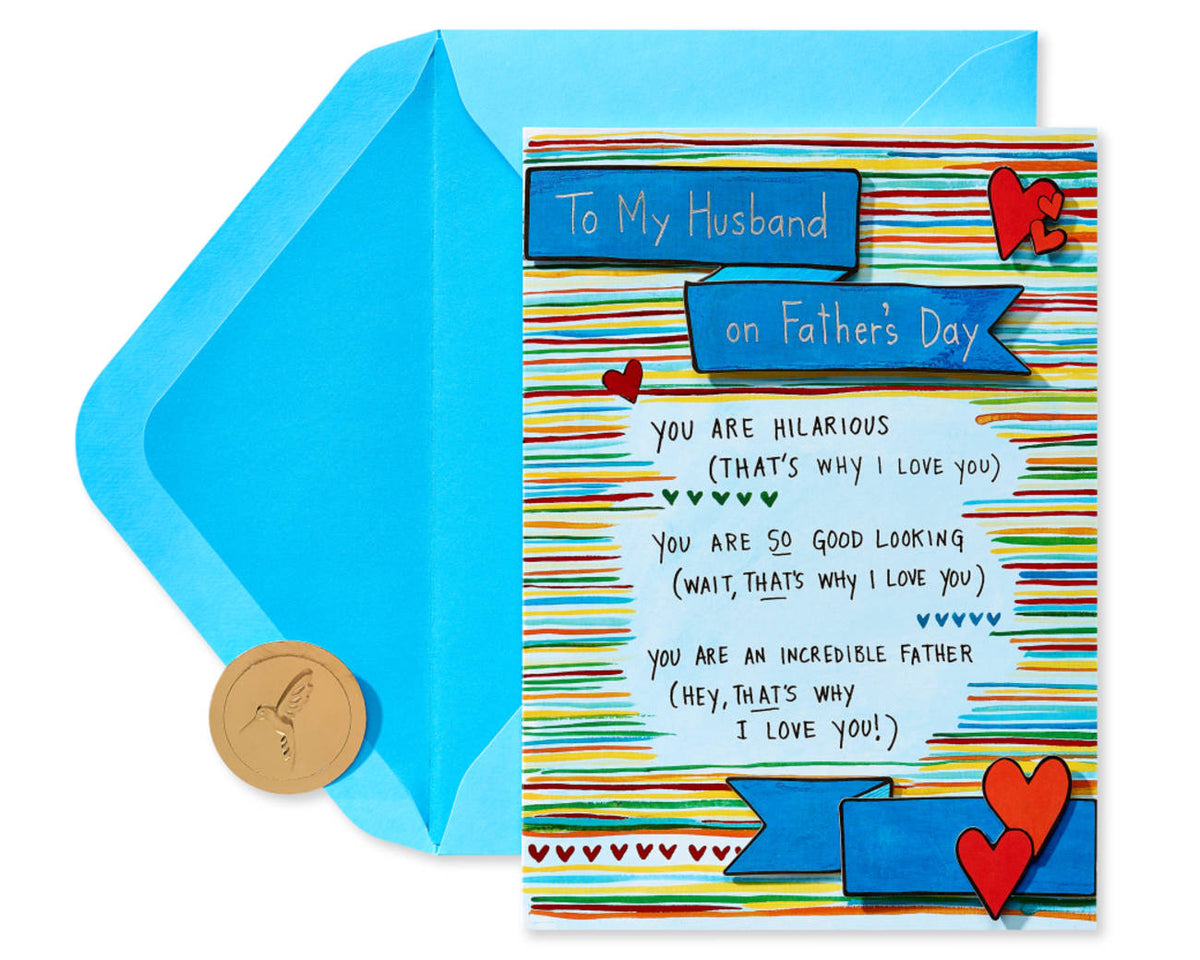 Why I Love You Father’s Day Greeting Card for Husband