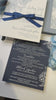 Beautiful Letterpress Invitation w/ ribbon