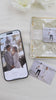 Gorgeous Lace Glitter Paper Laser Cut Invitation with NFC Tag