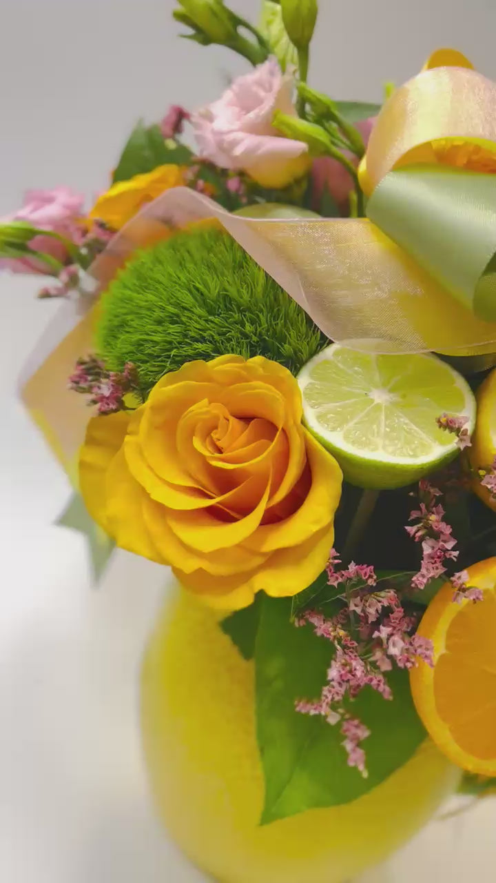 Lemon Bloom Arrangement