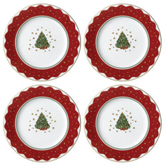 My Noel Salad / Dessert Plate (Set of 4)