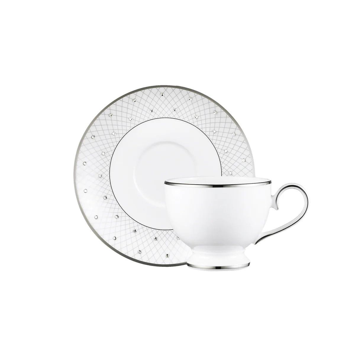 Princess Platinum Espresso Cup & Saucer