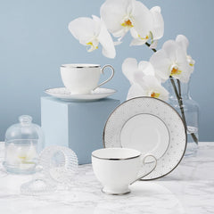 Princess Platinum Tea Cup & Saucer