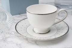 Princess Platinum Tea Cup & Saucer