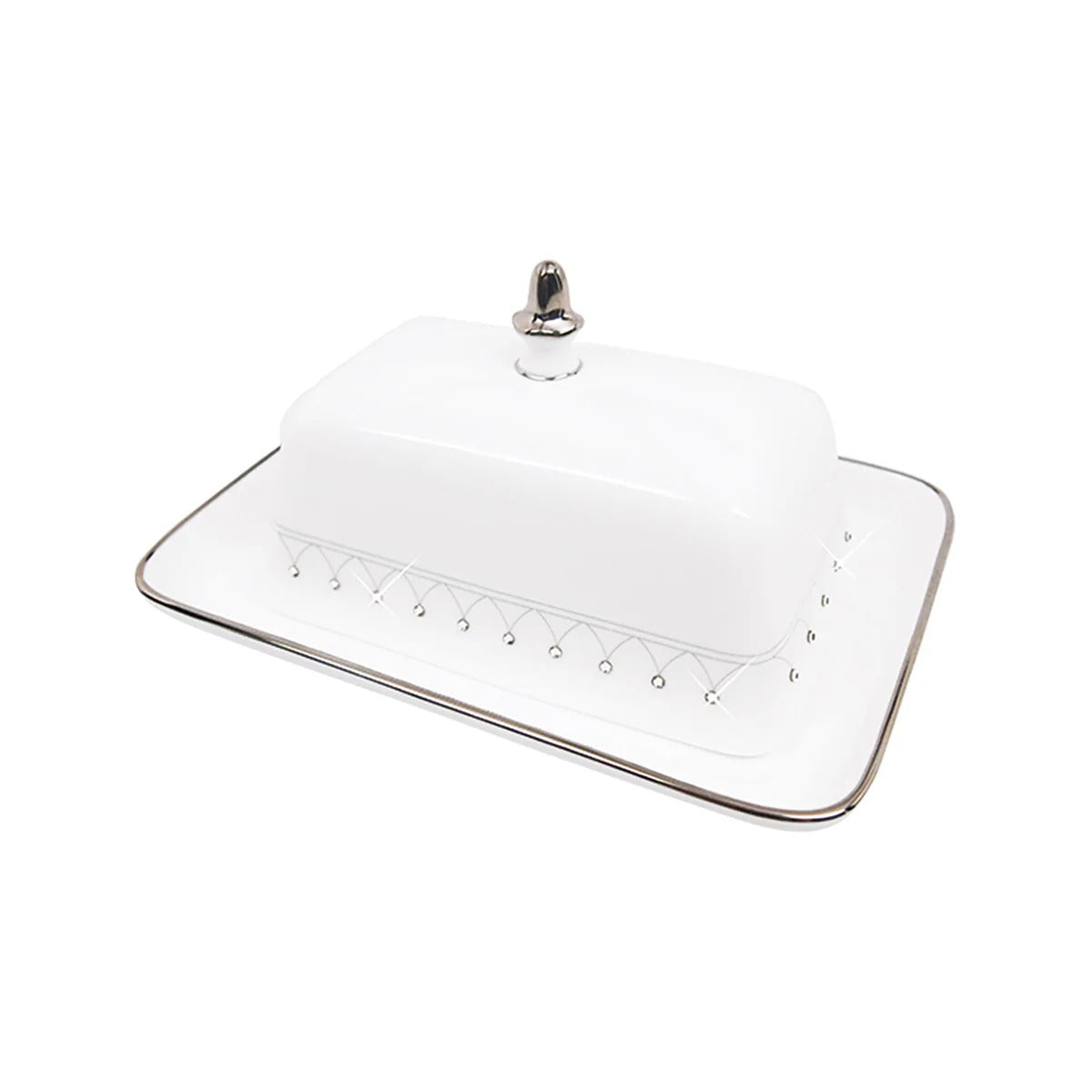 Princess Platinum Butter Dish