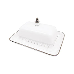 Princess Platinum Butter Dish