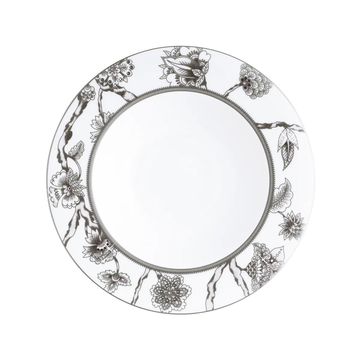 Pavo Silver Soup Bowl