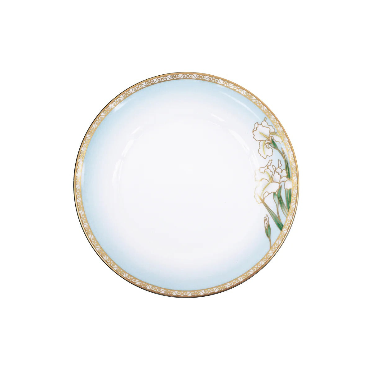 Iris Bread Butter Plate Gold