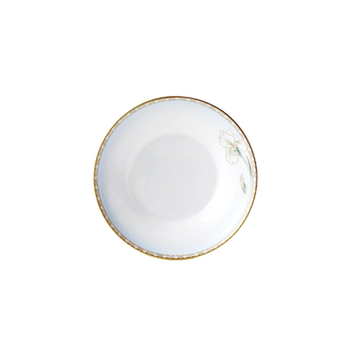 Iris Fruit/Dessert Bowl Gold