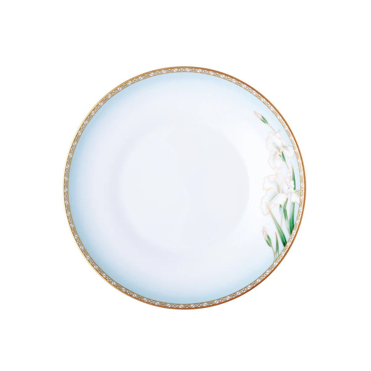 Iris Soup Bowl Gold