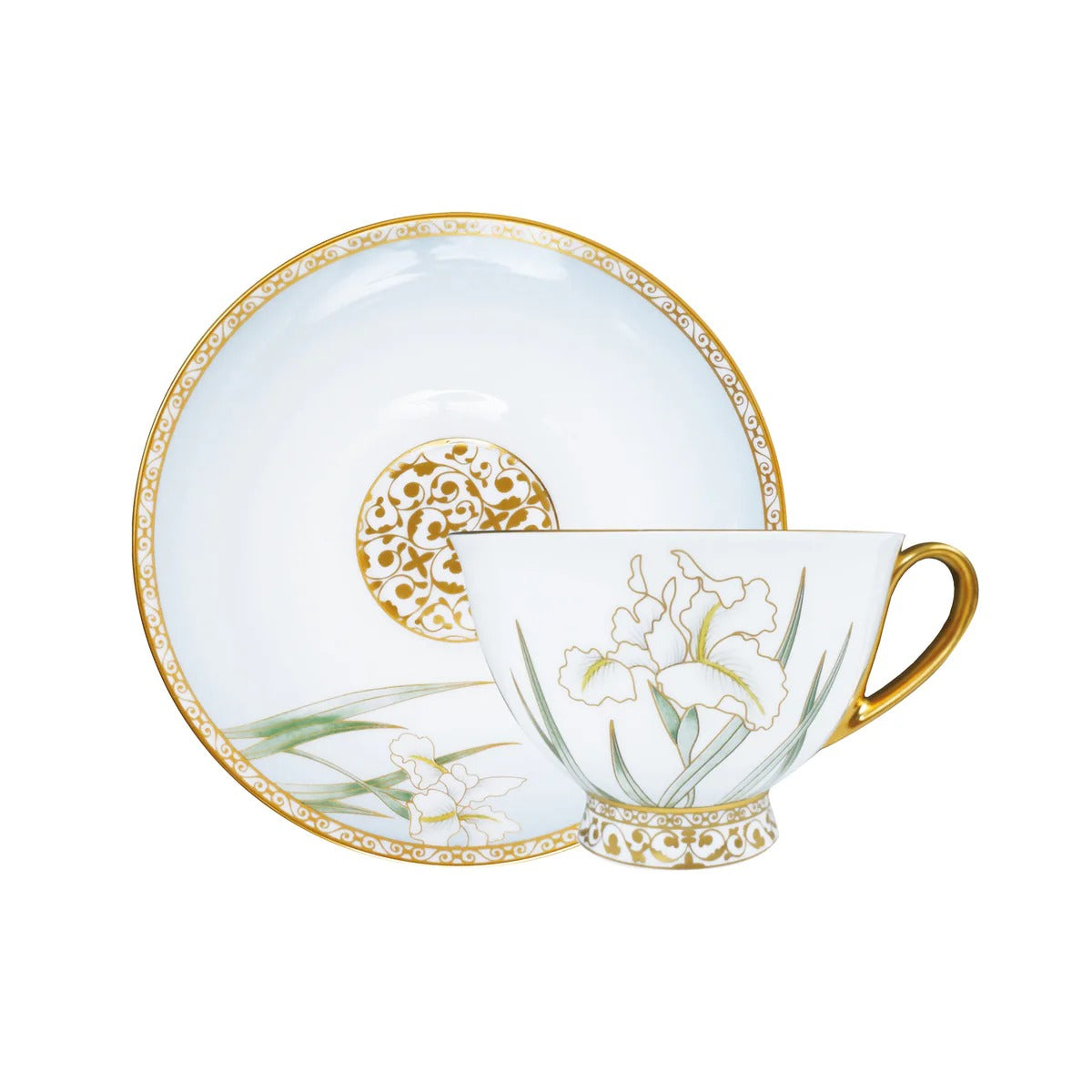 Iris Tea Cup & Saucer