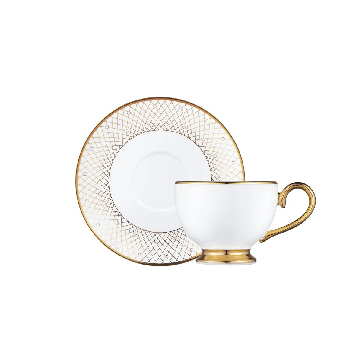 Princess Gold Espresso Cup & Saucer Gold