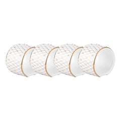 Princess Gold Napkin Ring Set of 4