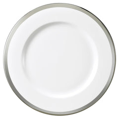 Diana Black Charger Plate, Platinum