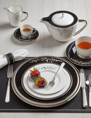 Diana Black Tea Cup & Saucer