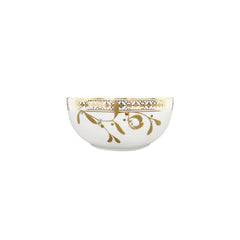 Golden Leaves Fruit/Dessert Bowl Gold