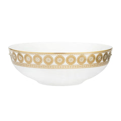 Golden Leaves Serving Bowl Gold