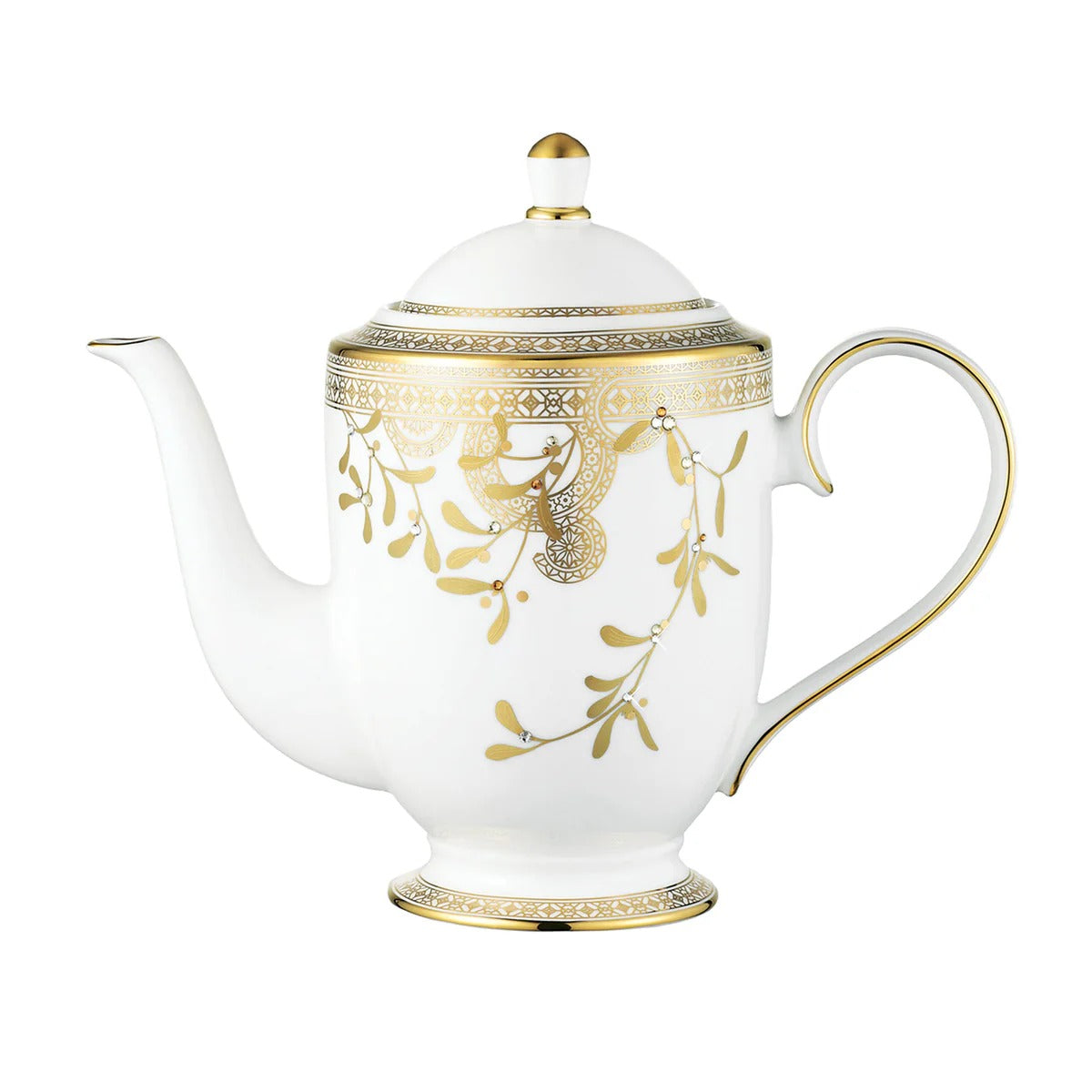 Golden Leaves Coffee Pot