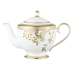 Golden Leaves Teapot Gold