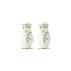 Golden Leaves Salt Pepper Shaker Gold