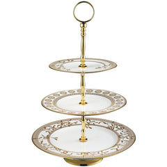 Golden Leaves 3-Tier Cake Stand