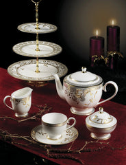 Golden Leaves Teapot Gold