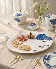 Emperor Flower Oval Platter