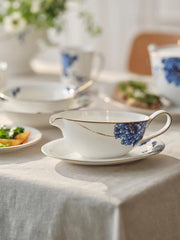 Emperor Flower Gravy Boat & Saucer