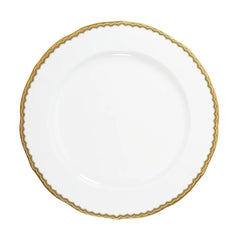 Antique Gold Dinner Plate, Gold