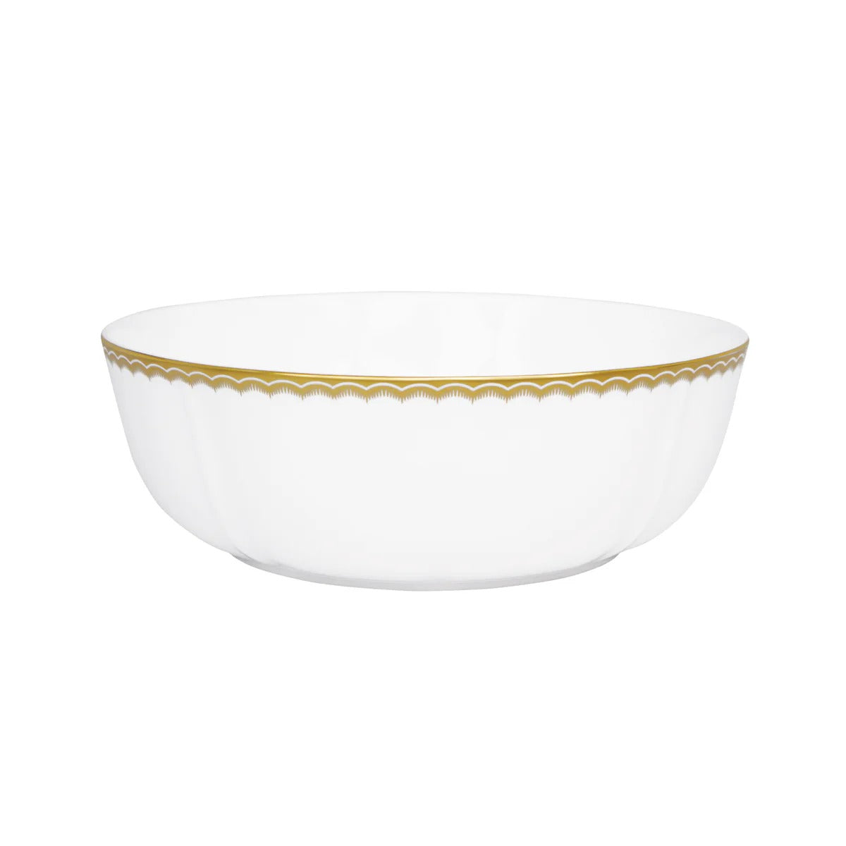 Antique Gold Serving Bowl, Gold