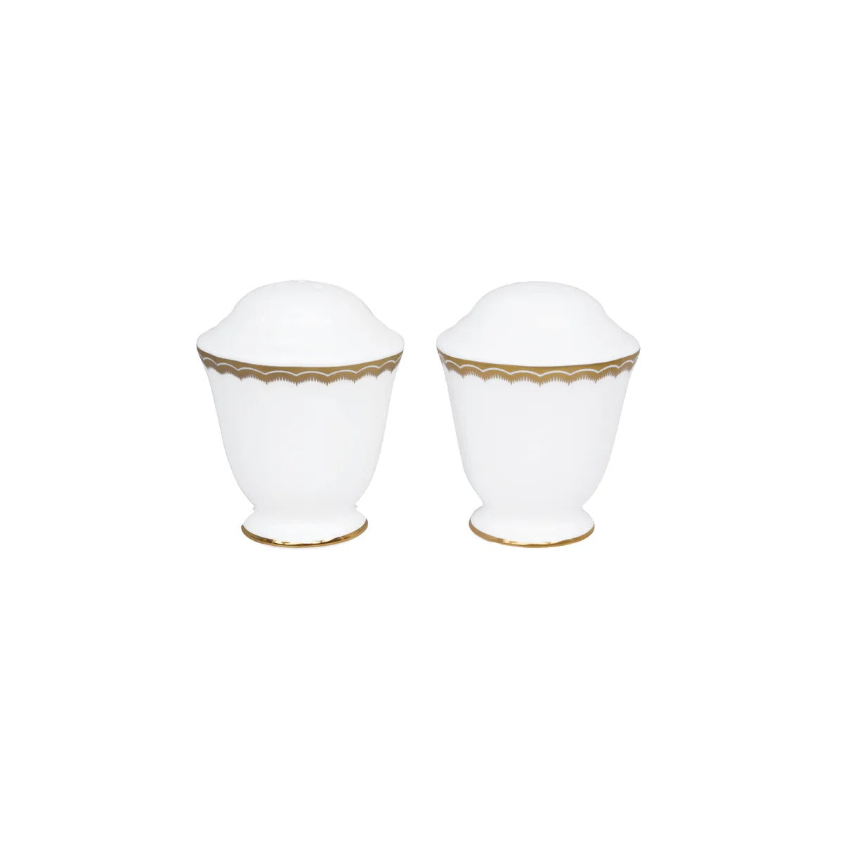 Antique Gold Salt & Pepper Shaker, Gold