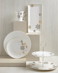 Winter Crystal Jewelry Box Platinum Rim