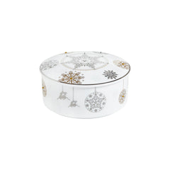 Winter Crystal Jewelry Box Platinum Rim