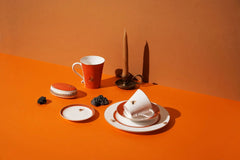 My Honeybee Dinner Plate Gold-Orange
