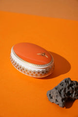 My Honeybee Oval Jewelry Box Gold-Orange