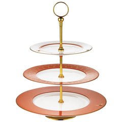 My Honeybee 3-Tier Cake Stand Gold-Orange