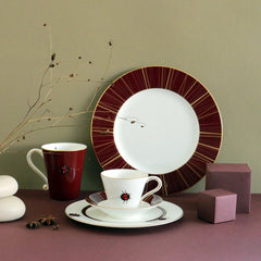 My Ladybug Mug Gold-Burgundy