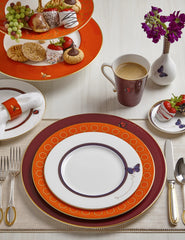 My Ladybug Charger Plate Gold-Burgundy