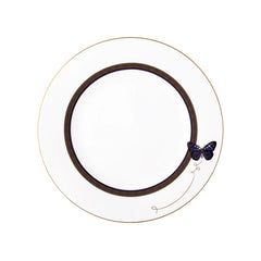 My Butterfly Salad / Dessert Plate Gold-Purple
