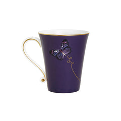 My Butterfly Mug Gold-Purple
