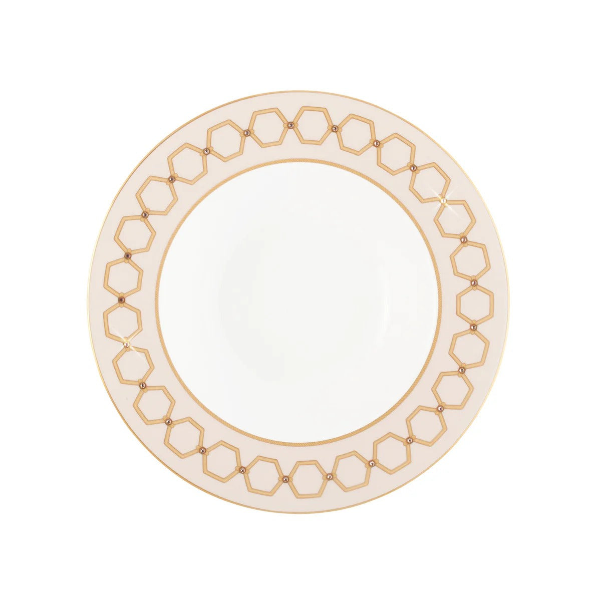 Honeydew Soup Bowl Gold