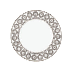 Platinum Leaves Salad / Dessert Plate Platinum
