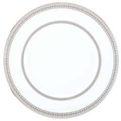 Platinum Leaves Charger Plate Platinum