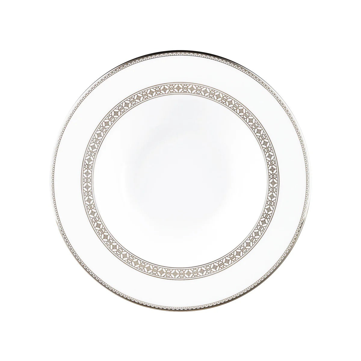 Platinum Leaves Soup Bowl Platinum