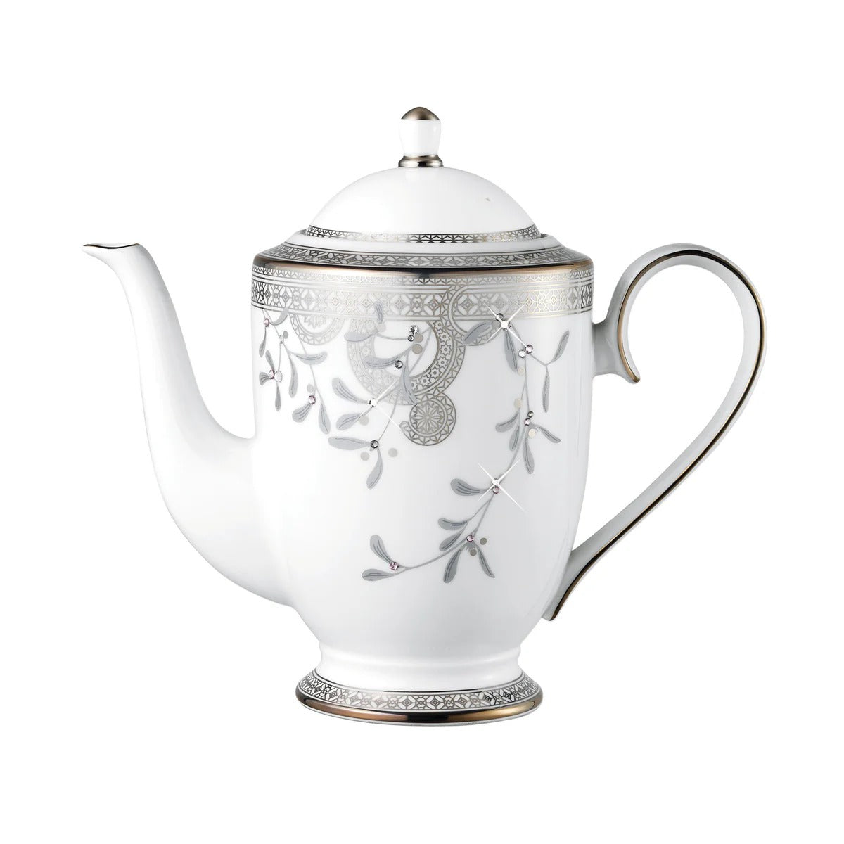 Platinum Leaves Tea/Coffee Pot