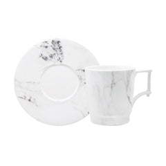 Villa Bianca Tea Cup & Saucer Grey